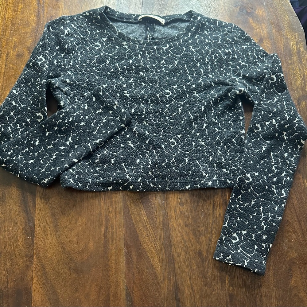 Women's top Alice + Olivia Black and White Patterned